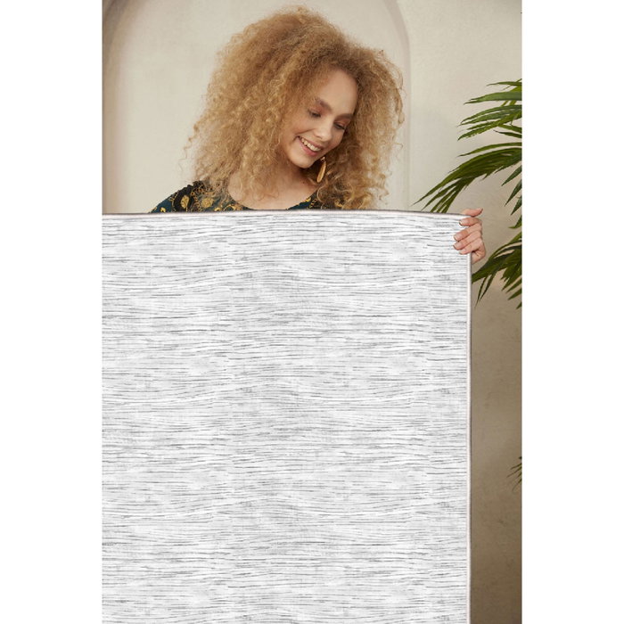 Conceptum Alfombra Eexfab727-Klm Crema y Gris 120 x 180 cm